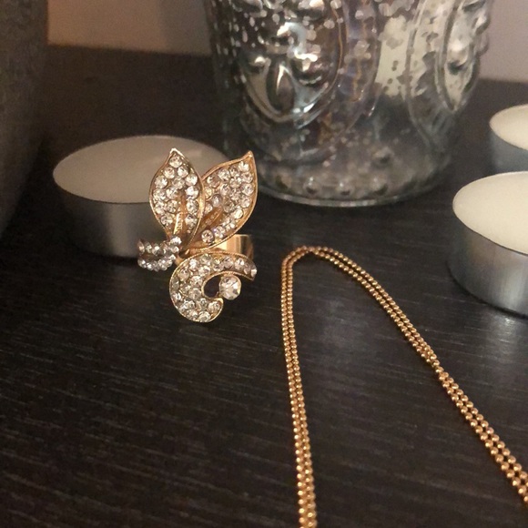 Gold plated necklace set - Picture 3 of 3